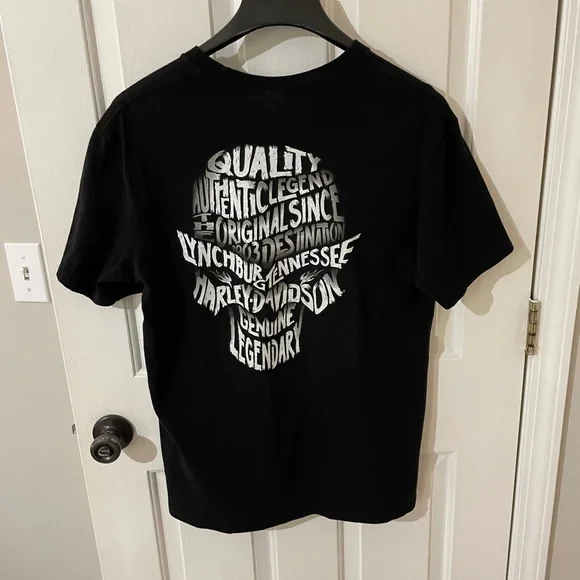 Harley Davidson Lynchburg Tennessee label T-Shirt. Size large - Picture 9 of 11